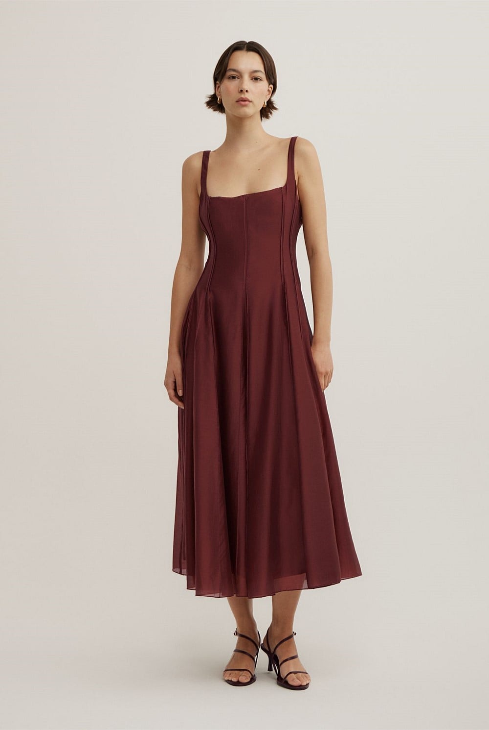 Seam Godet Dress