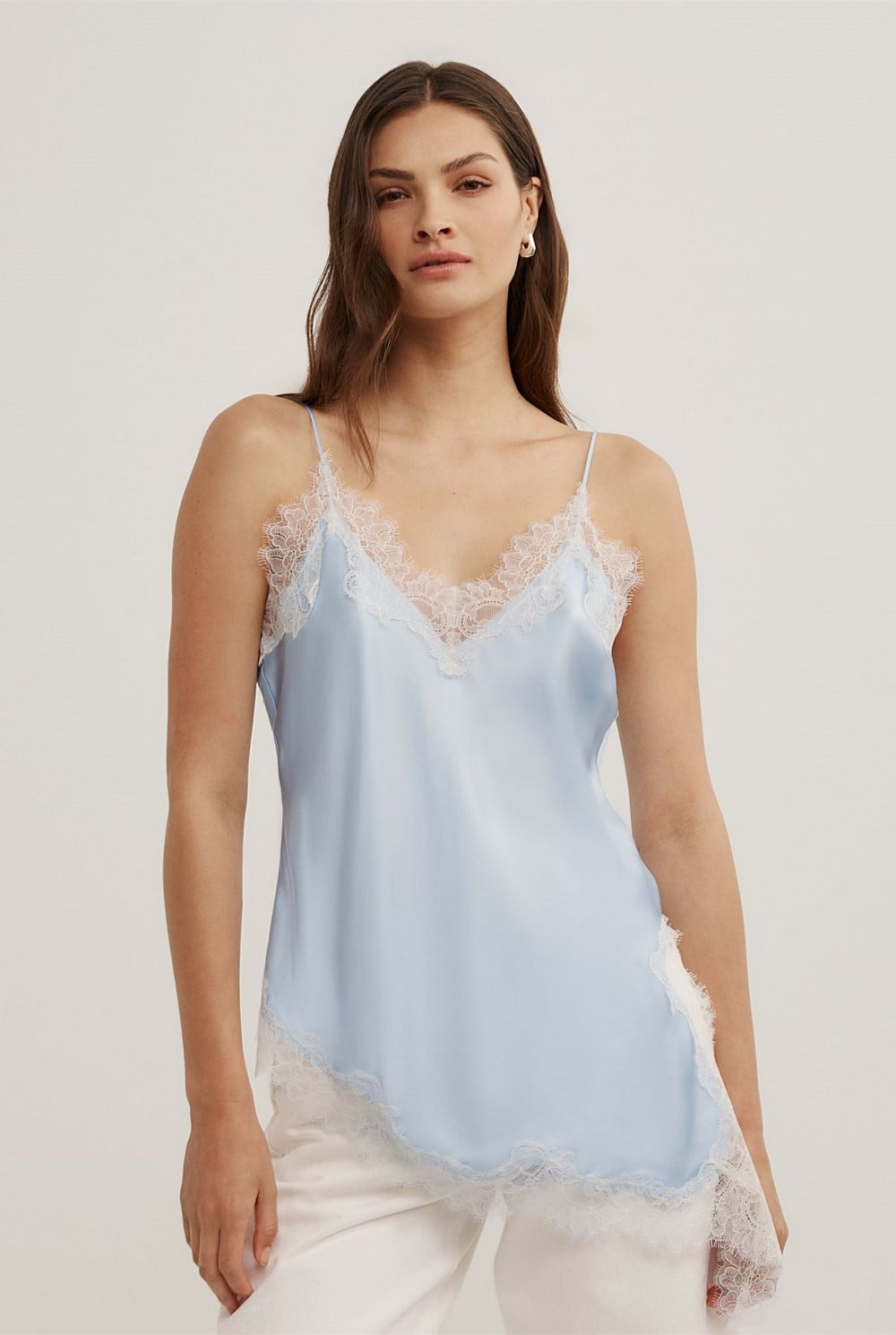 Asymmetrical Lace Camisole