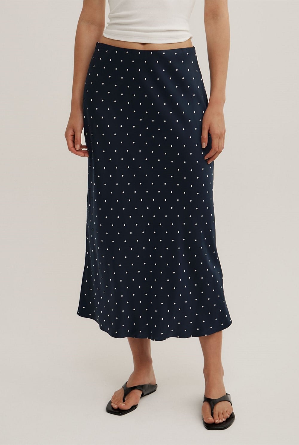 Spot Midi Skirt