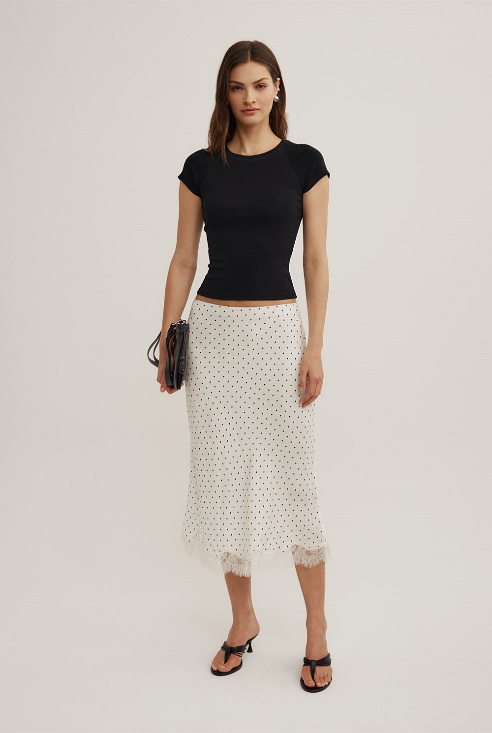 Lace Midi Skirt
