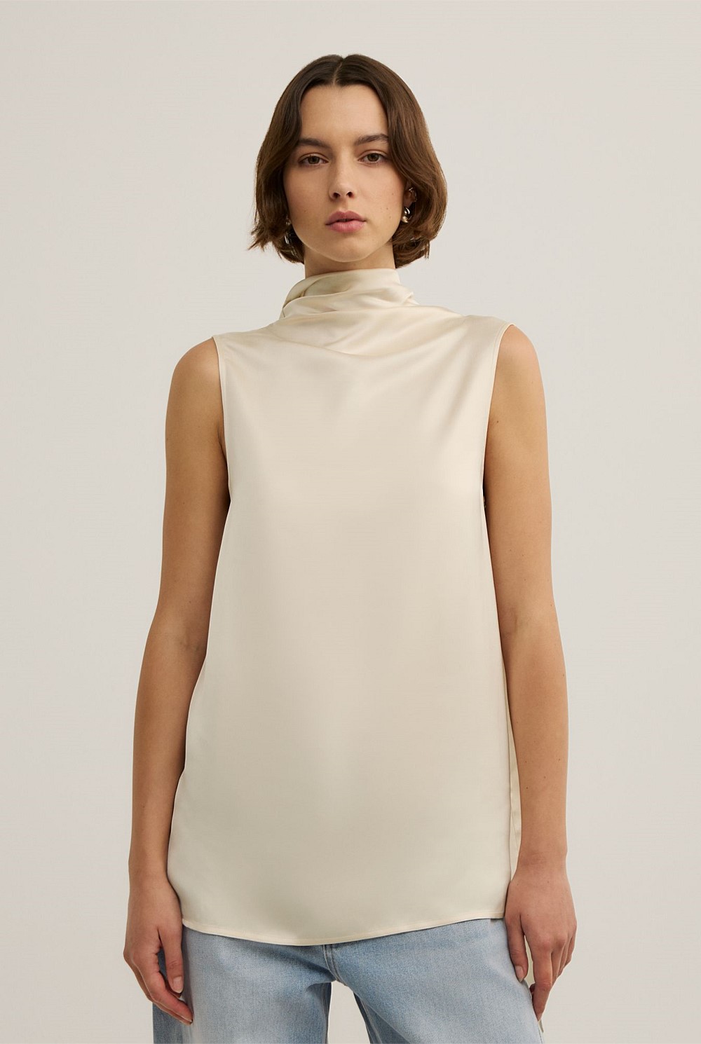 Asymmetric Scarf Top
