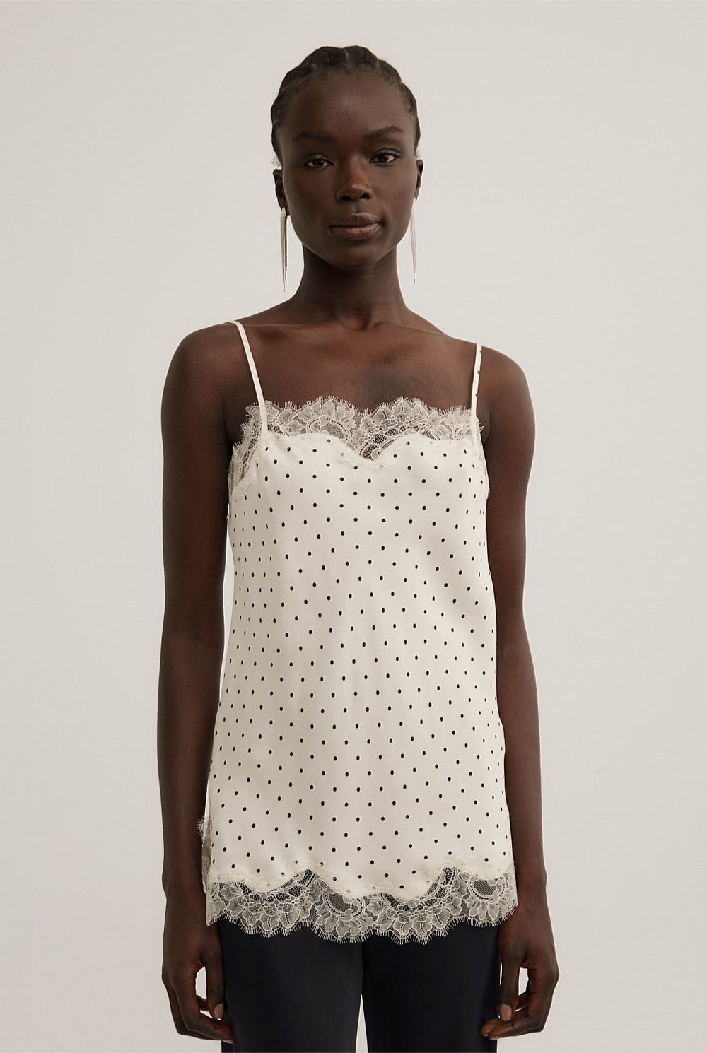 Lace Border Camisole