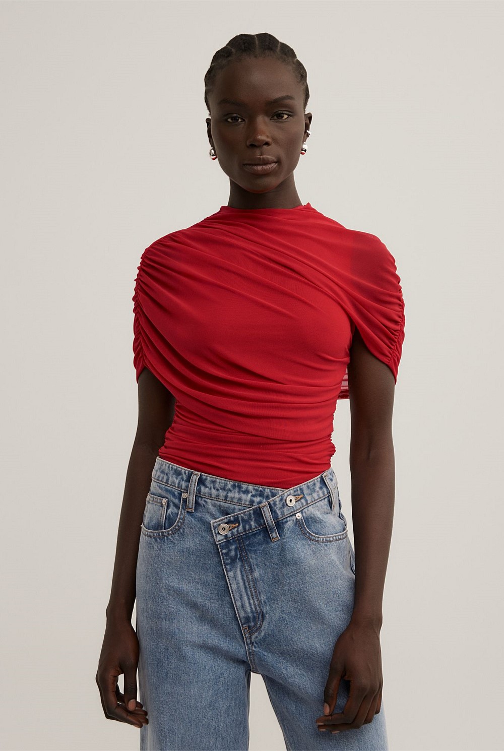 Mesh Cape Top