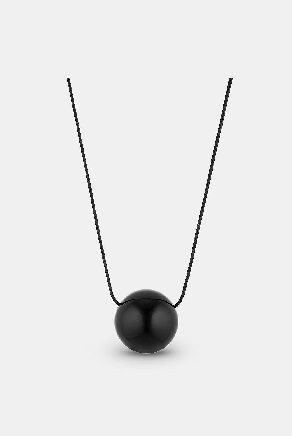 Tribeca Necklace | Black Resin