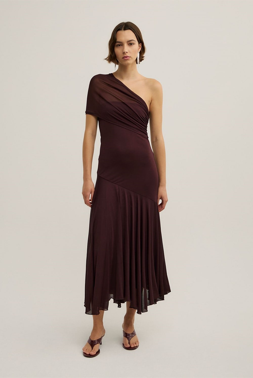 Wrapped Shoulder Dress