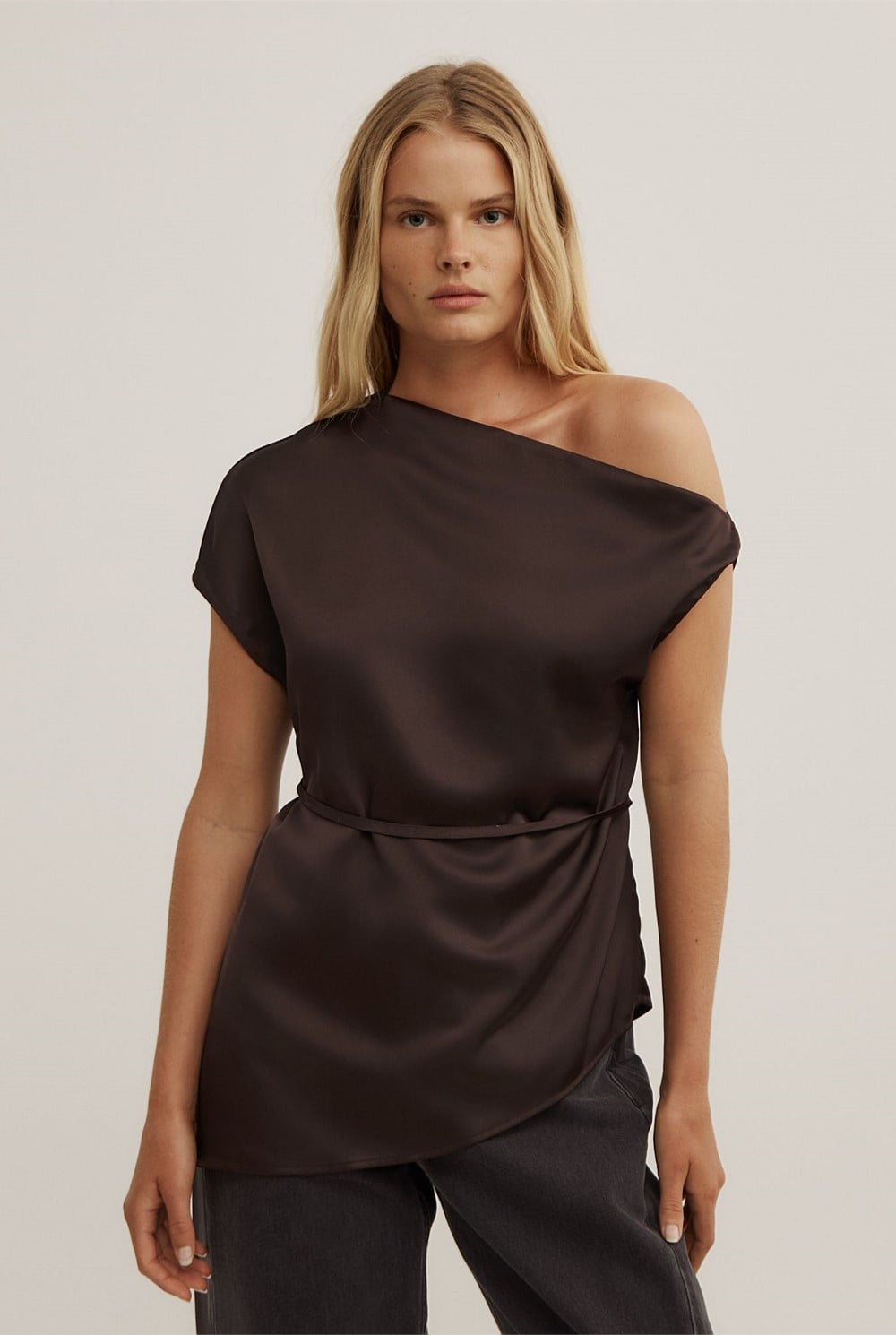 Tipped Shoulder Top