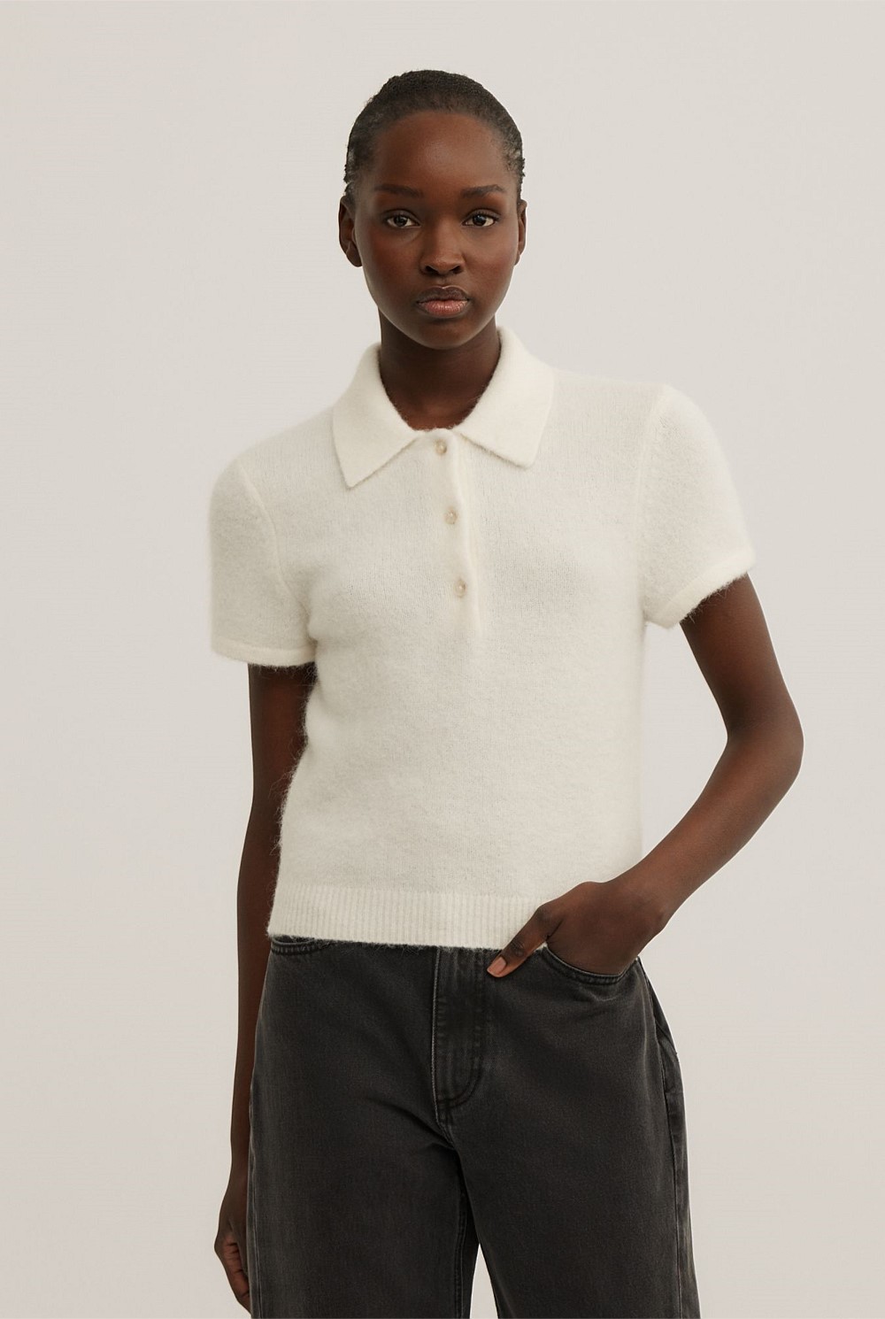 Fluffy Polo T-Shirt