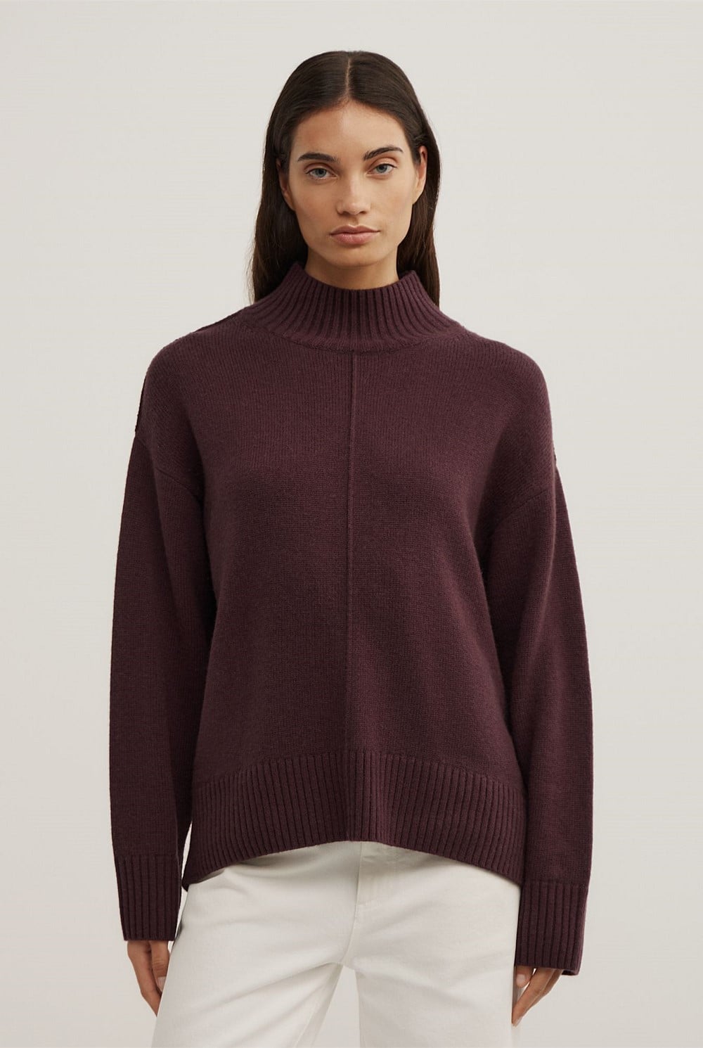 High Neck Knit
