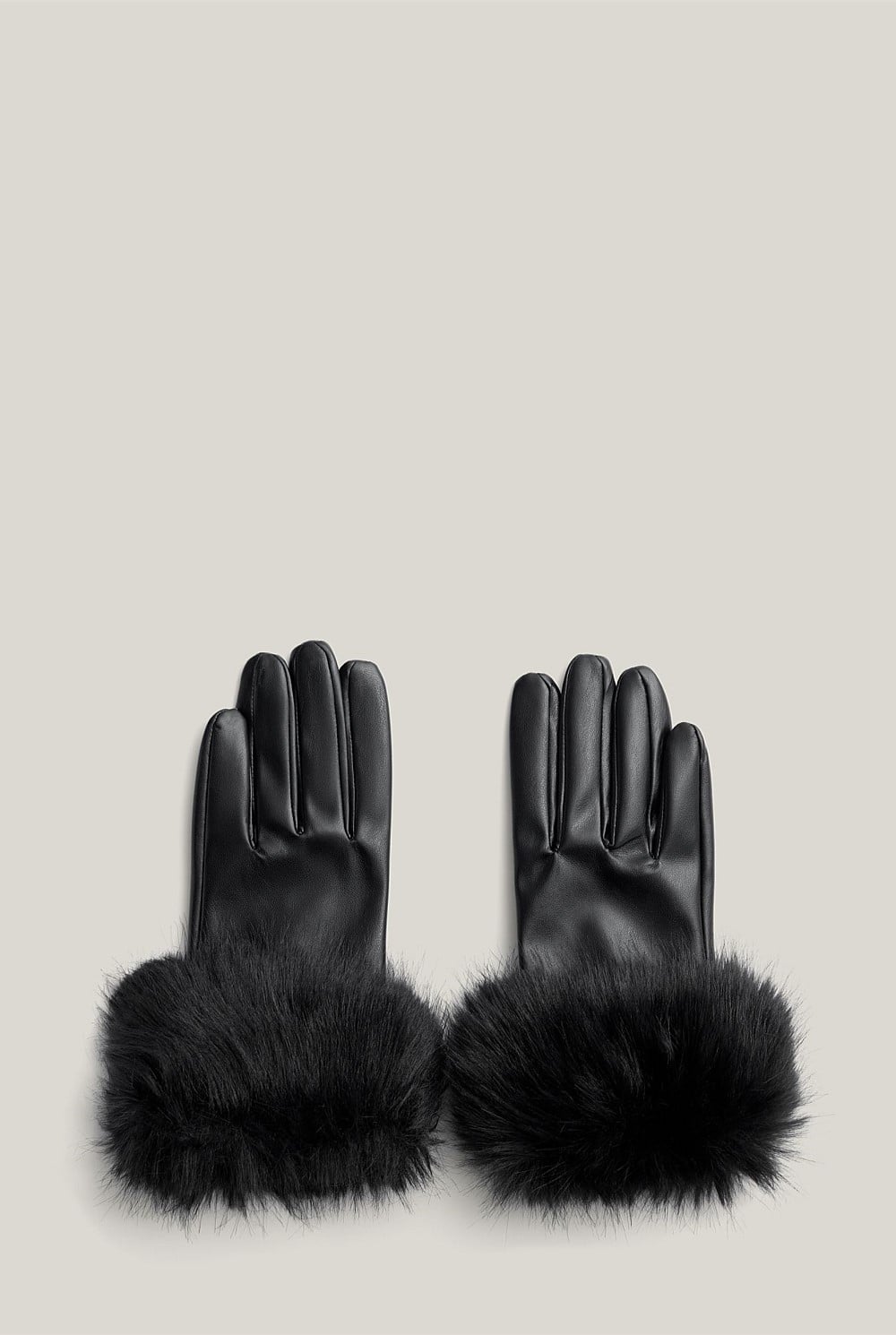 Faux Fur Gloves