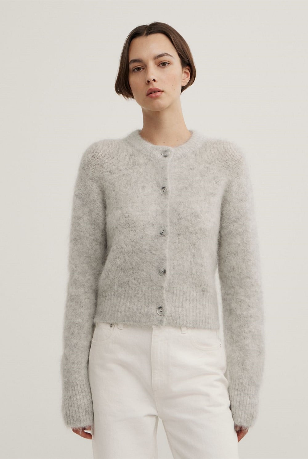 Fluffy Crew Cardigan