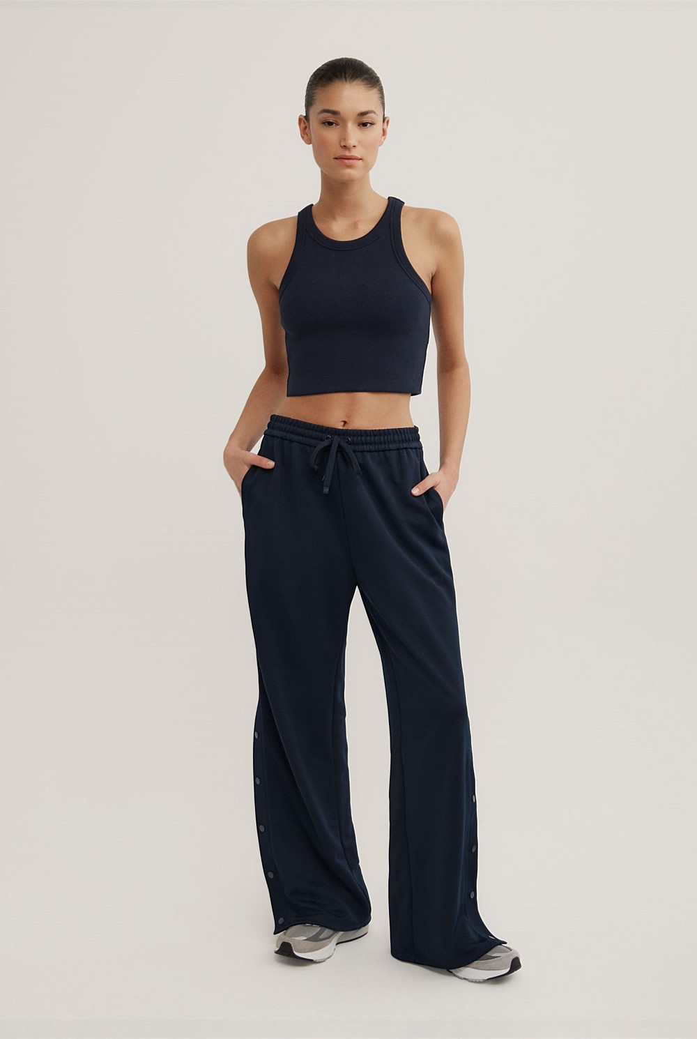 Side Snap Track Pants