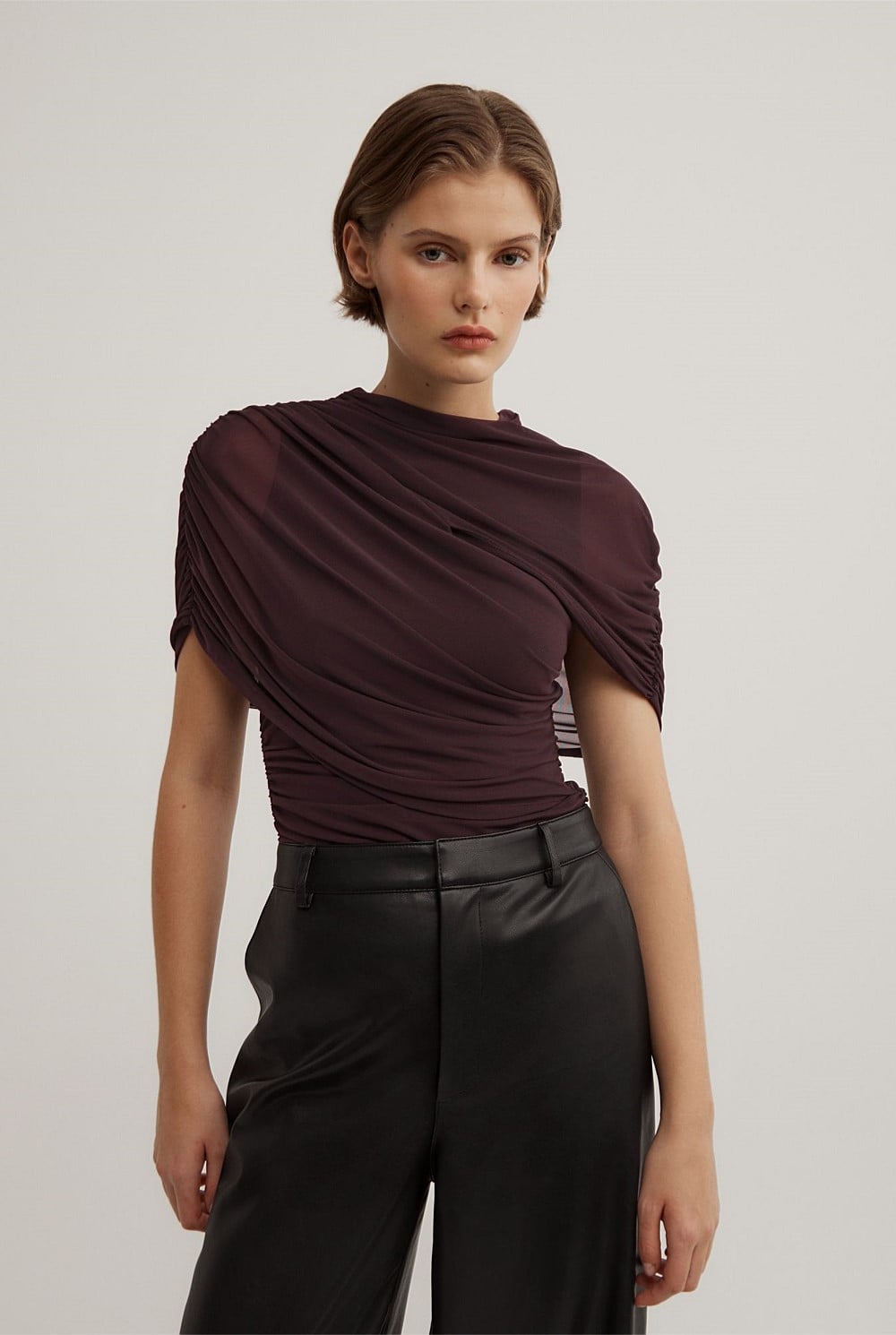 Mesh Cape Top