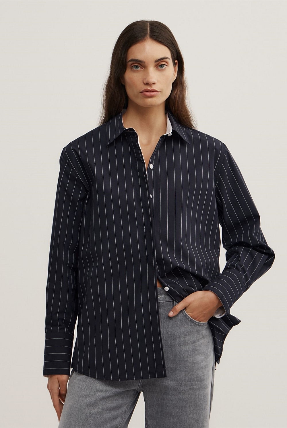 Pinstripe Shirt