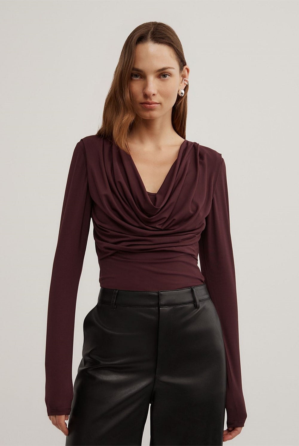 Cowl Neck Top
