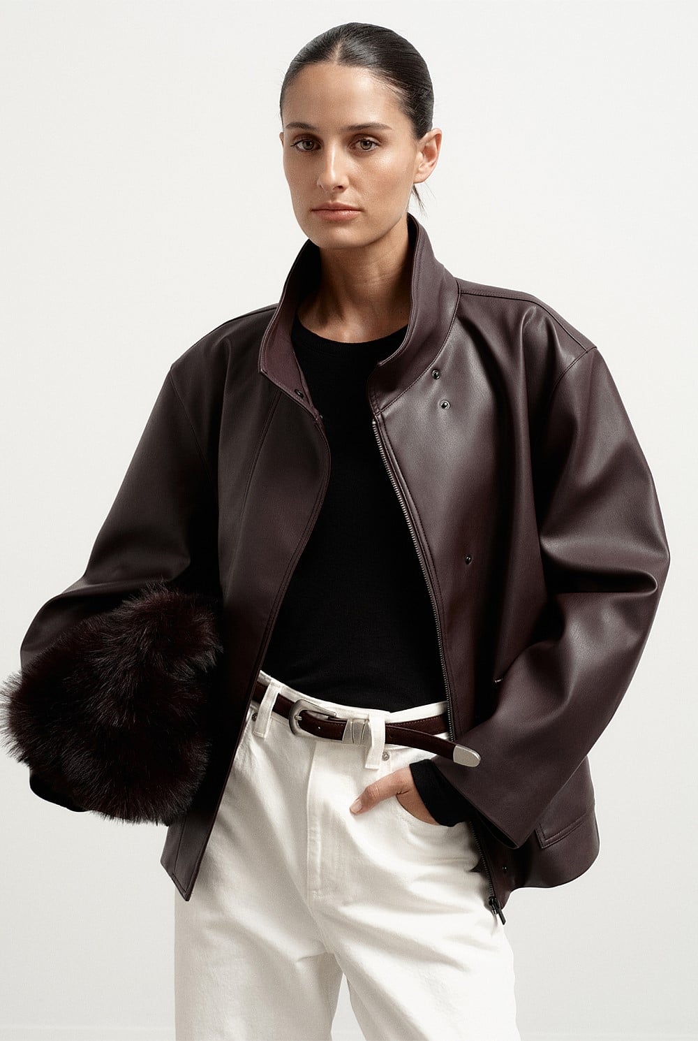 Boxy Biker Jacket