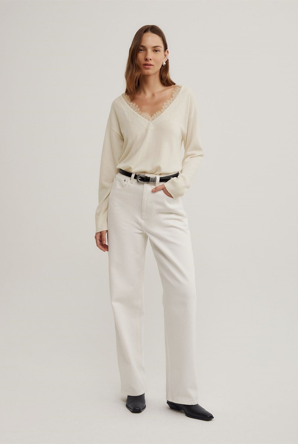 Tailored High Rise Jeans