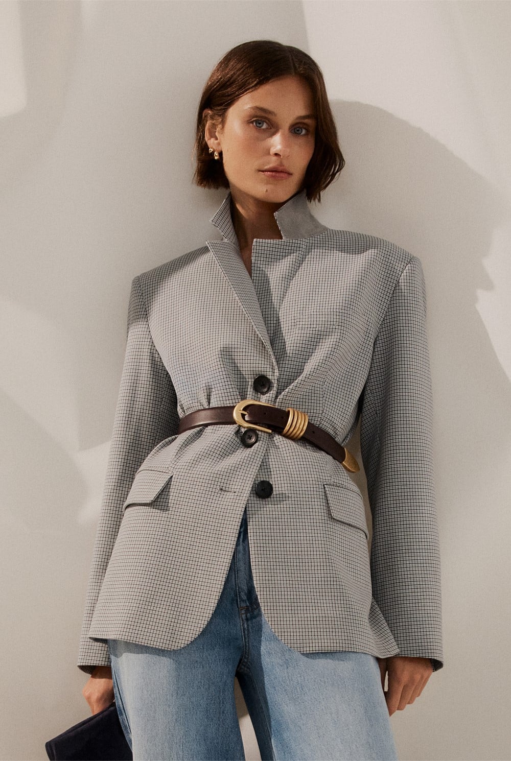 Houndstooth Blazer