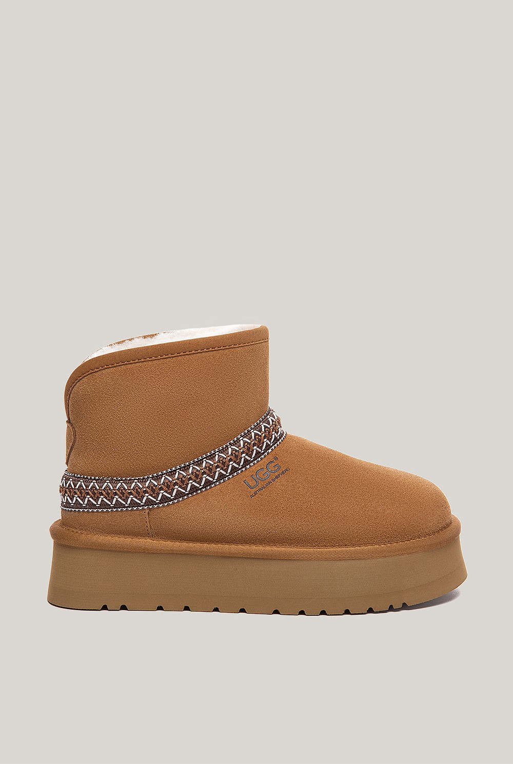 Fayle Knitted Platform Short Boots