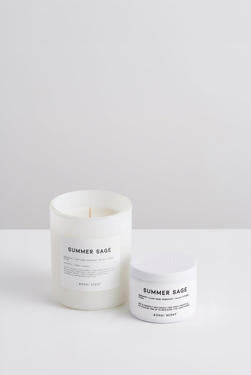 Summer Sage Candle + Travel Tin Bundle