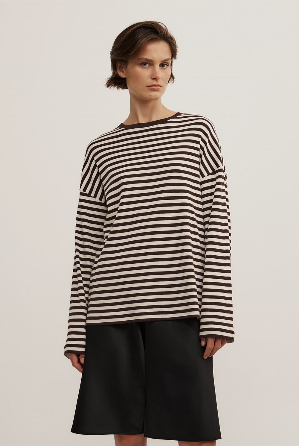 Crew Long Sleeve Stripe T-Shirt