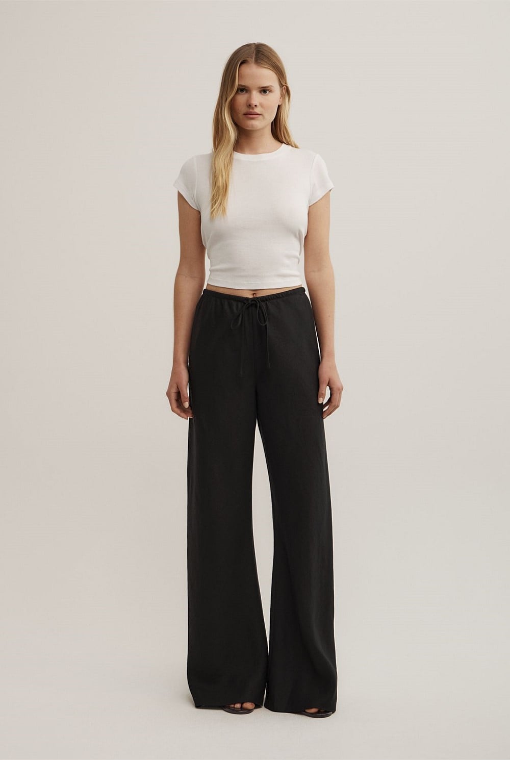 Bias Linen Pant