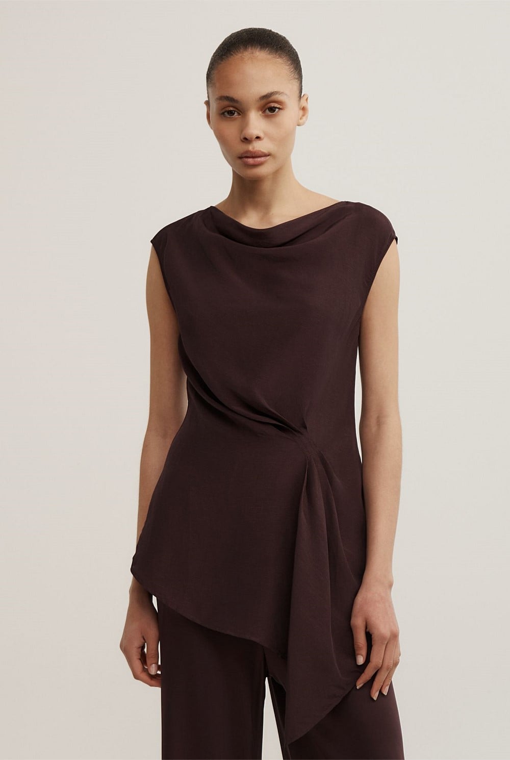 Tuck Drape Shirt
