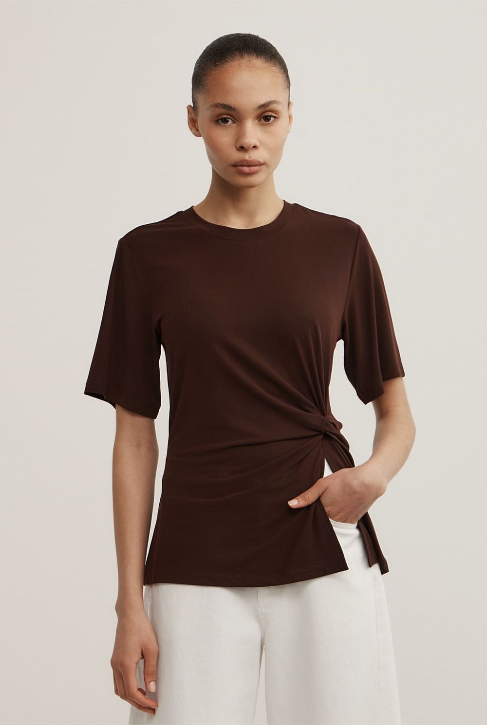 Twist Detail T-Shirt