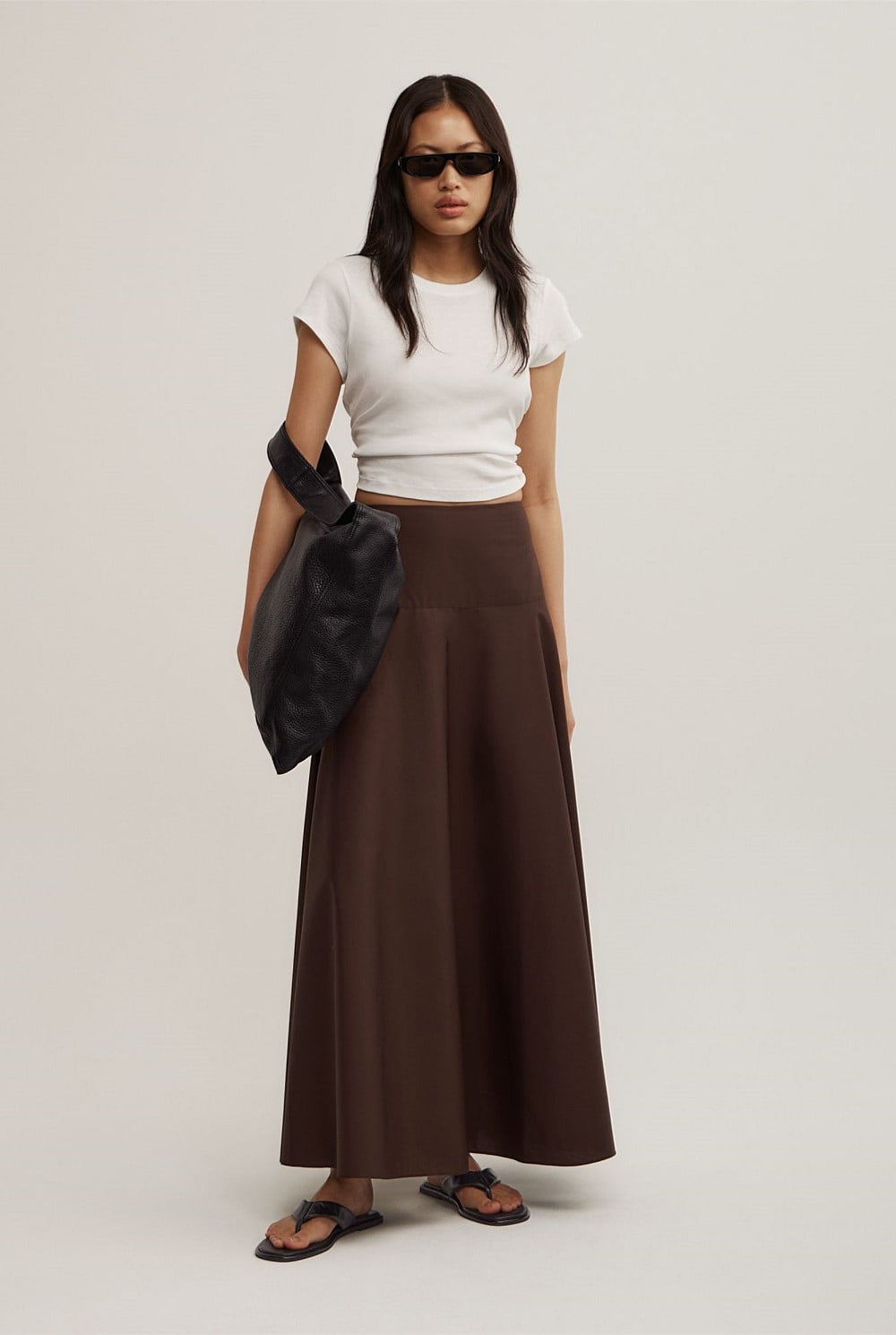 Cotton Basque Skirt