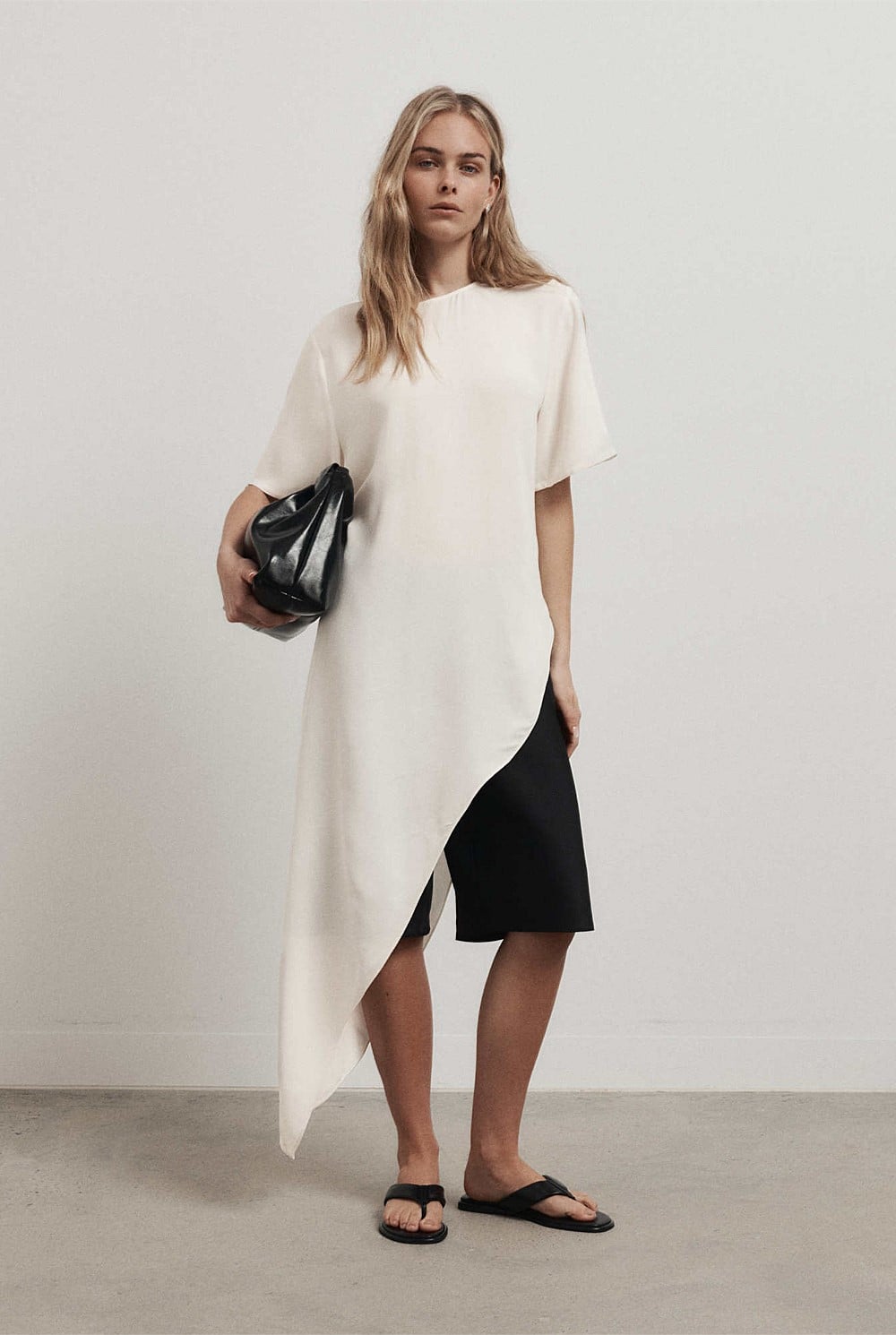 Asymmetric Longline T-Shirt