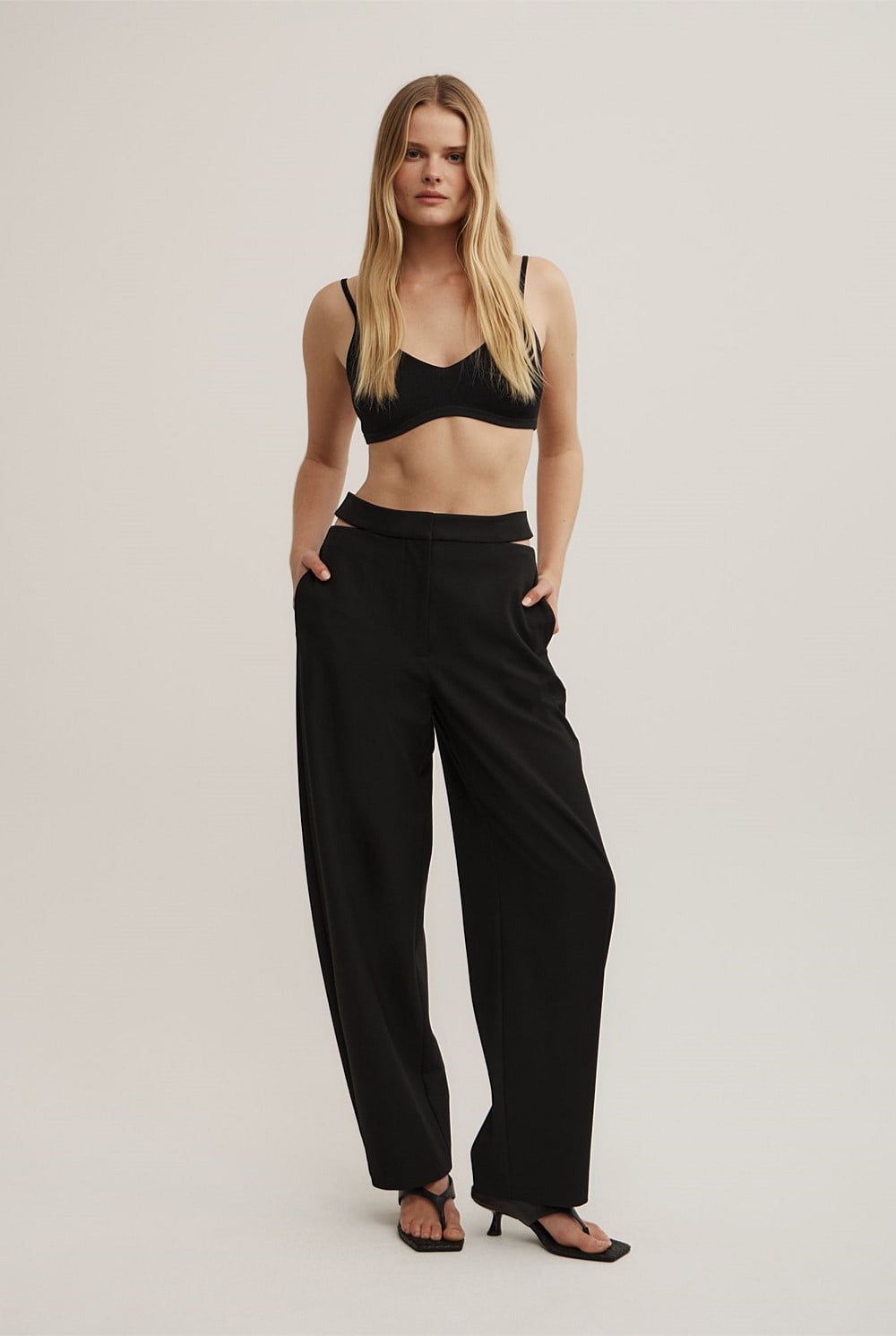 Zip Waist Pant