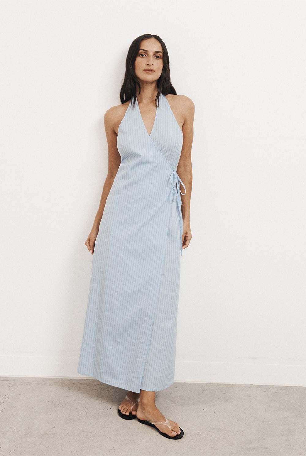 Halter Wrap Dress