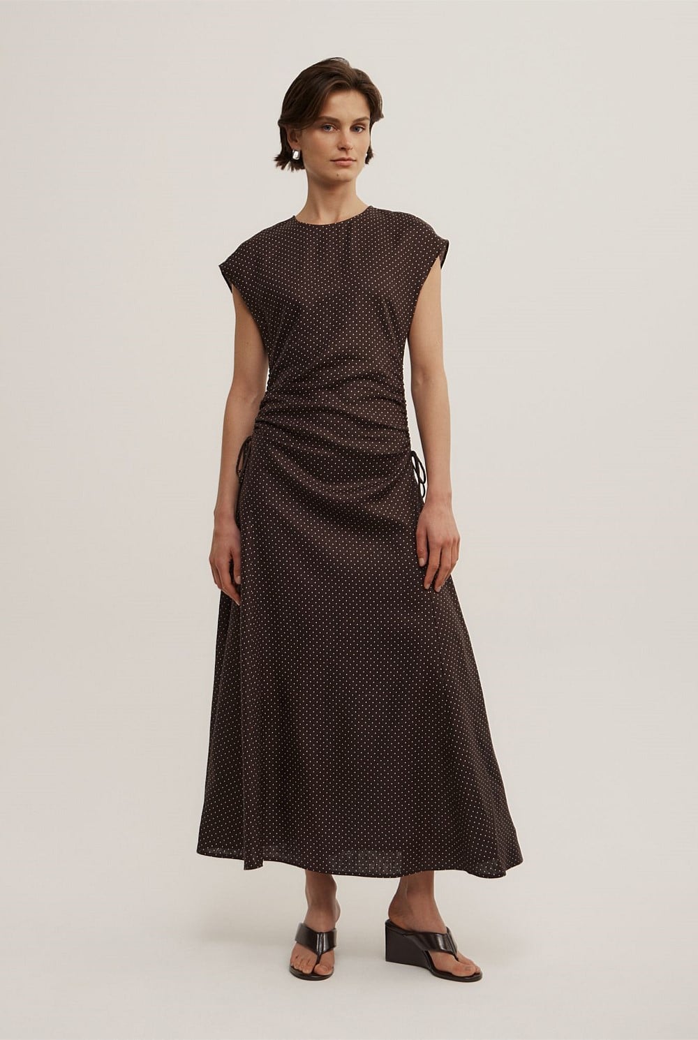 Side Gather Dress