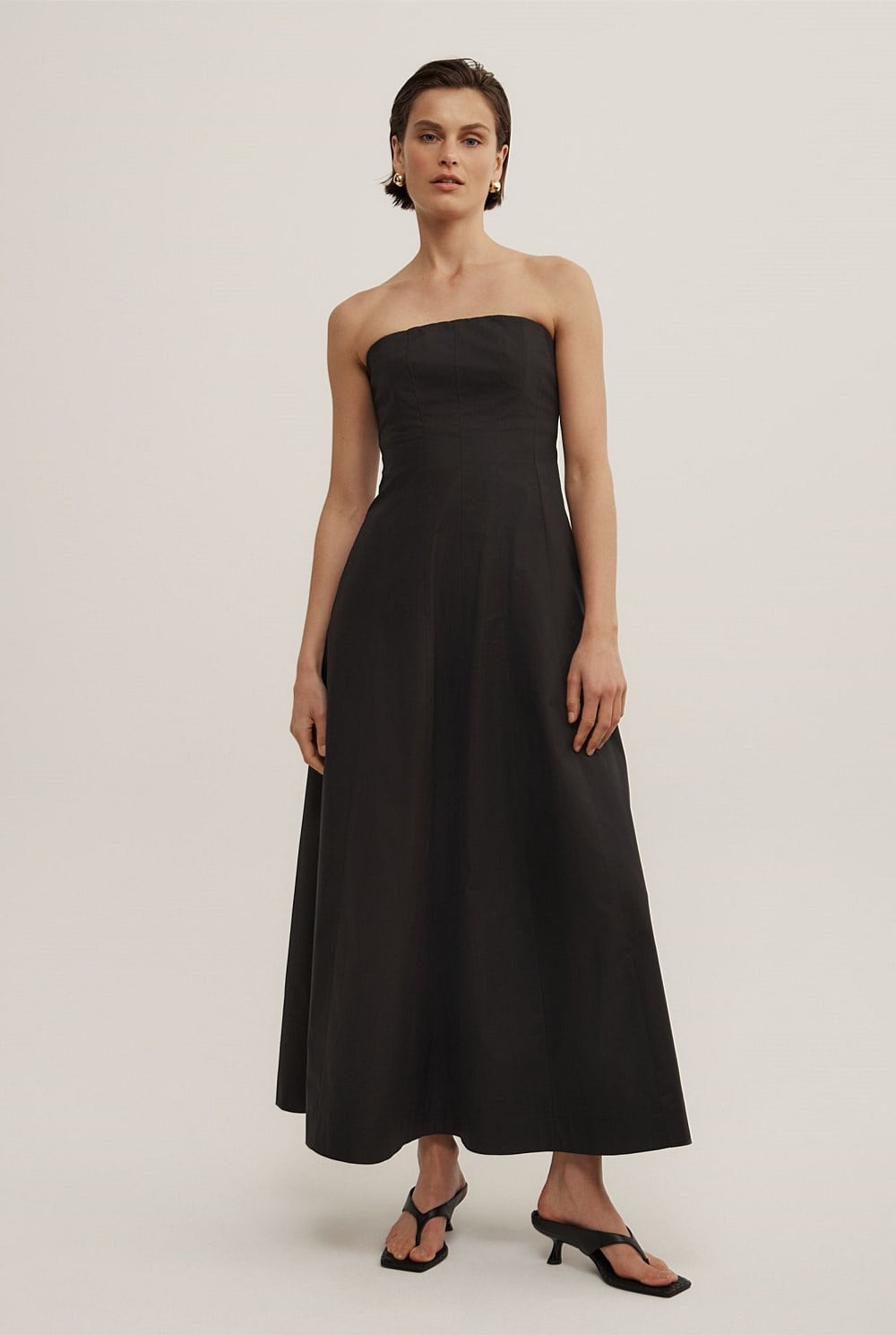 Strapless Panel Dress