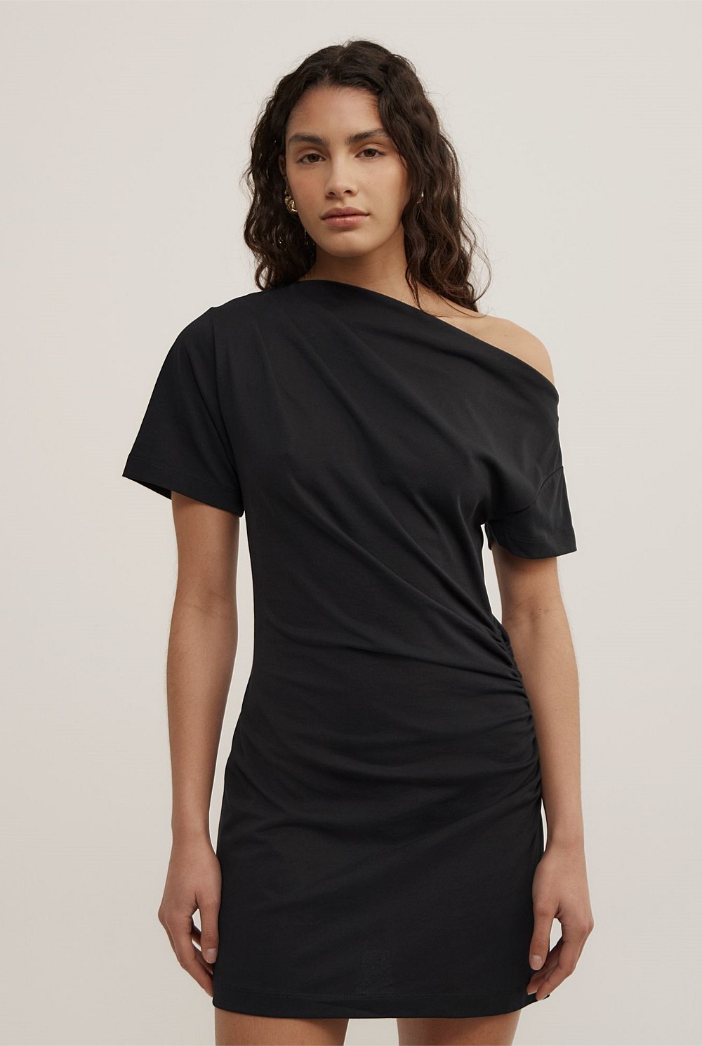 Asymmetric T-Shirt Dress