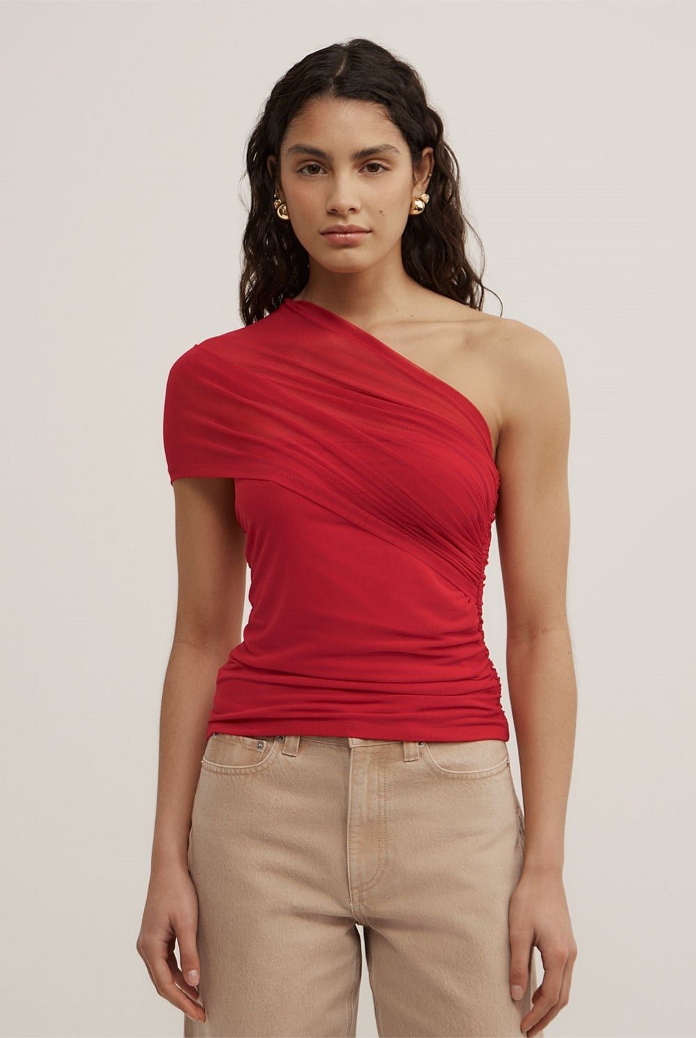 Mesh Overlay Top