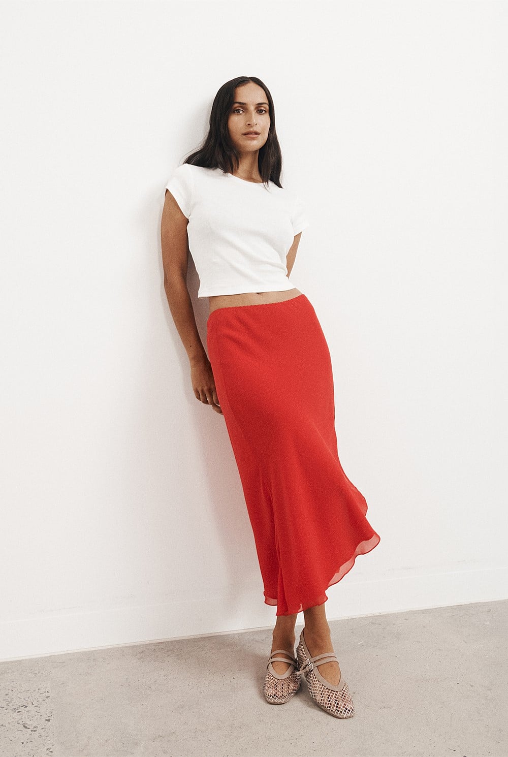 Asymmetric Soft Skirt