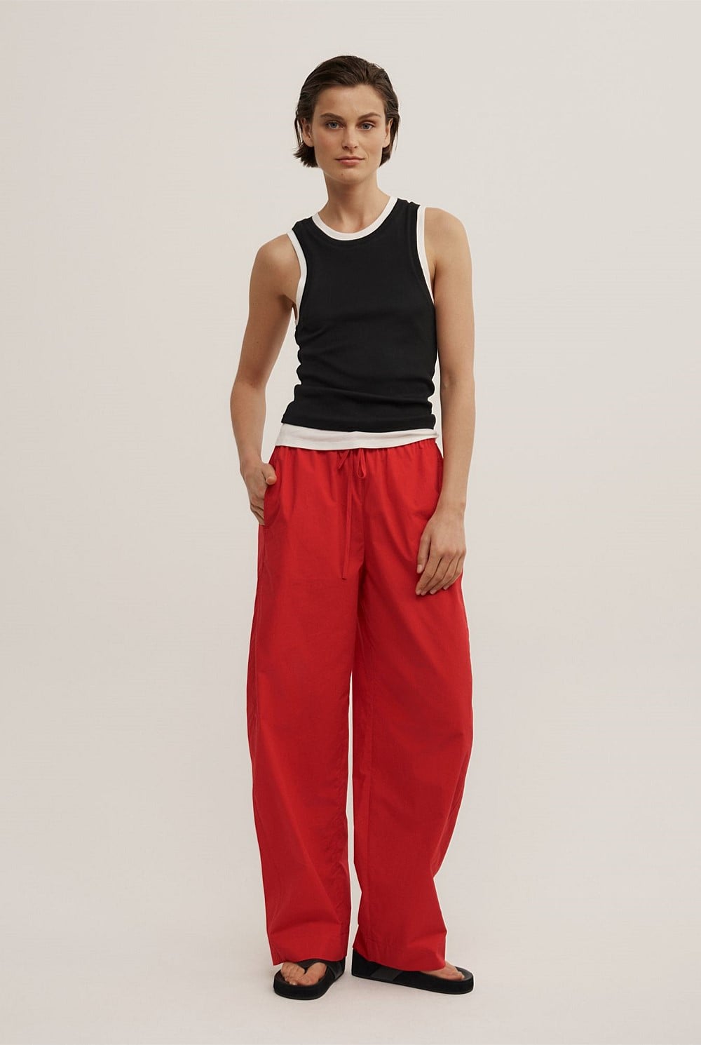 Pull On Barrel Pant