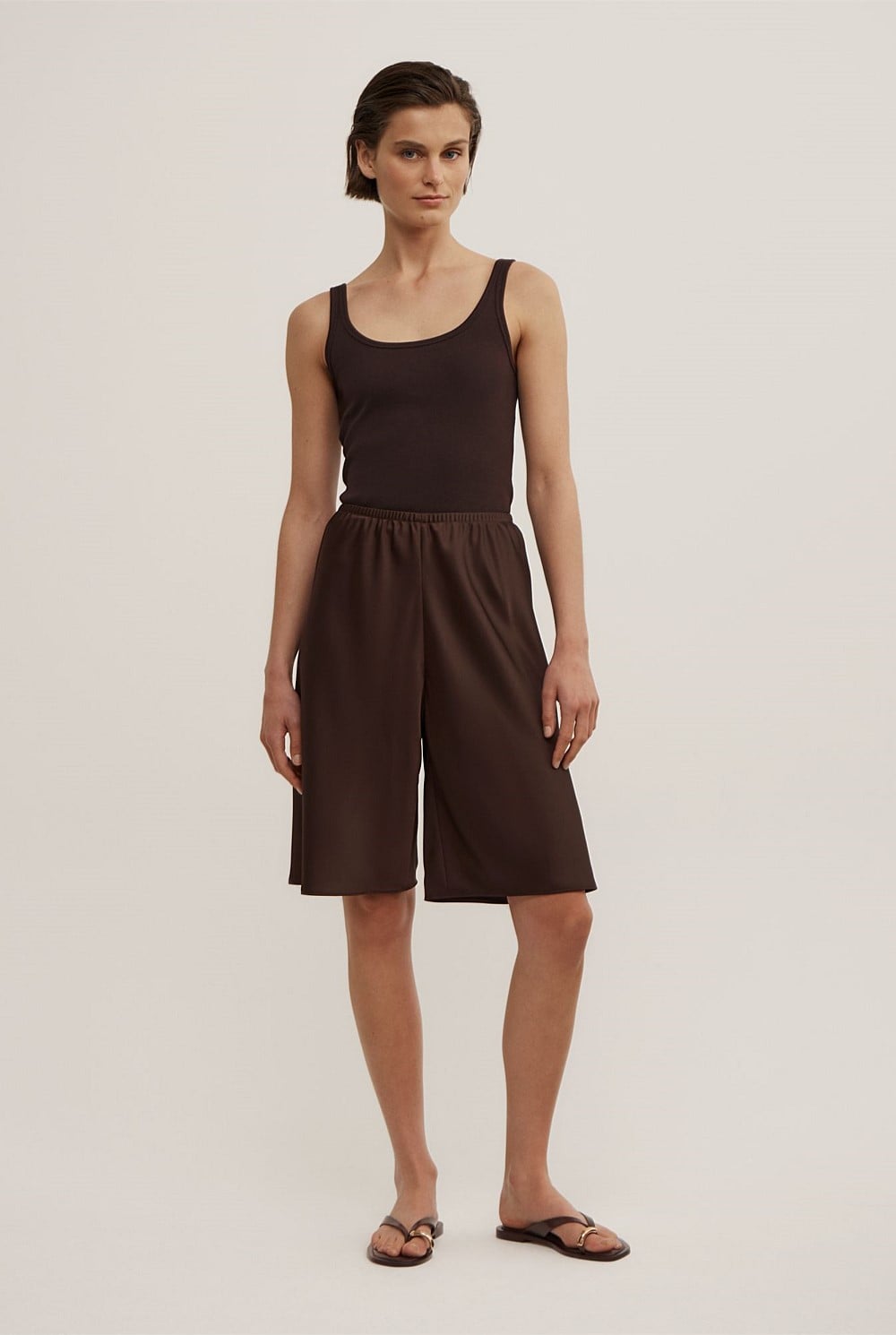 Satin Bermuda Short