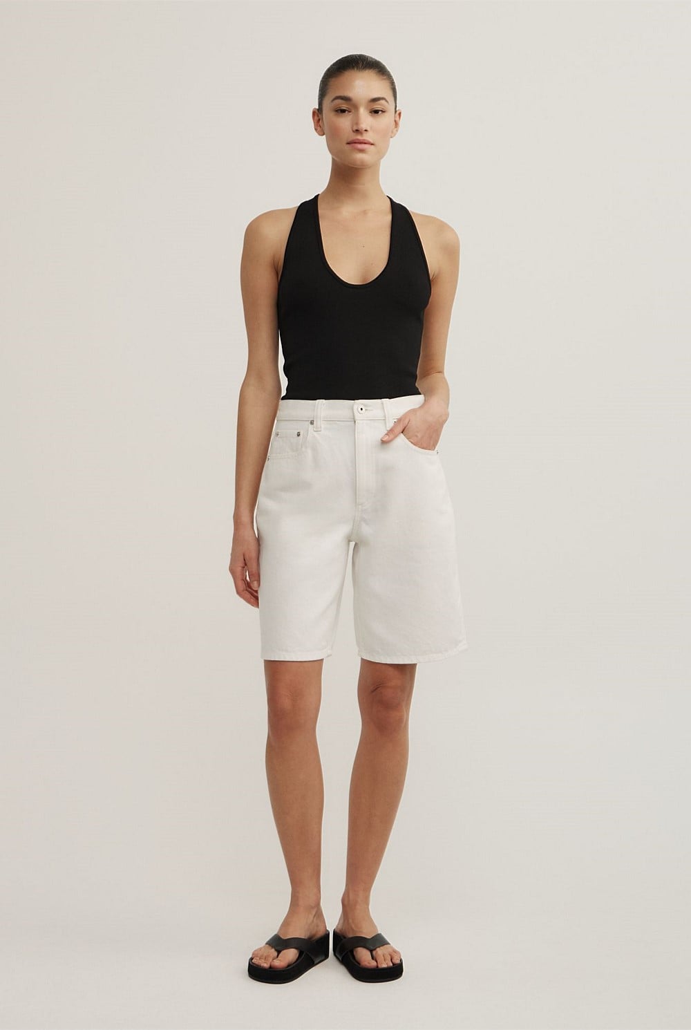 Denim Bermuda Short