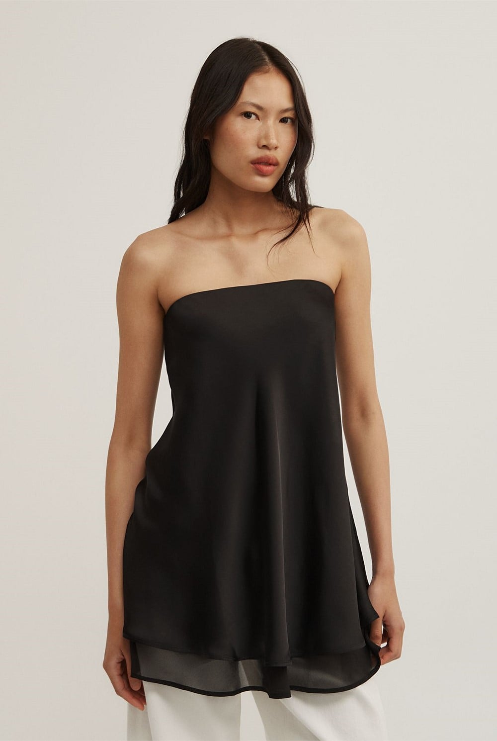 Sheer Trim Tunic