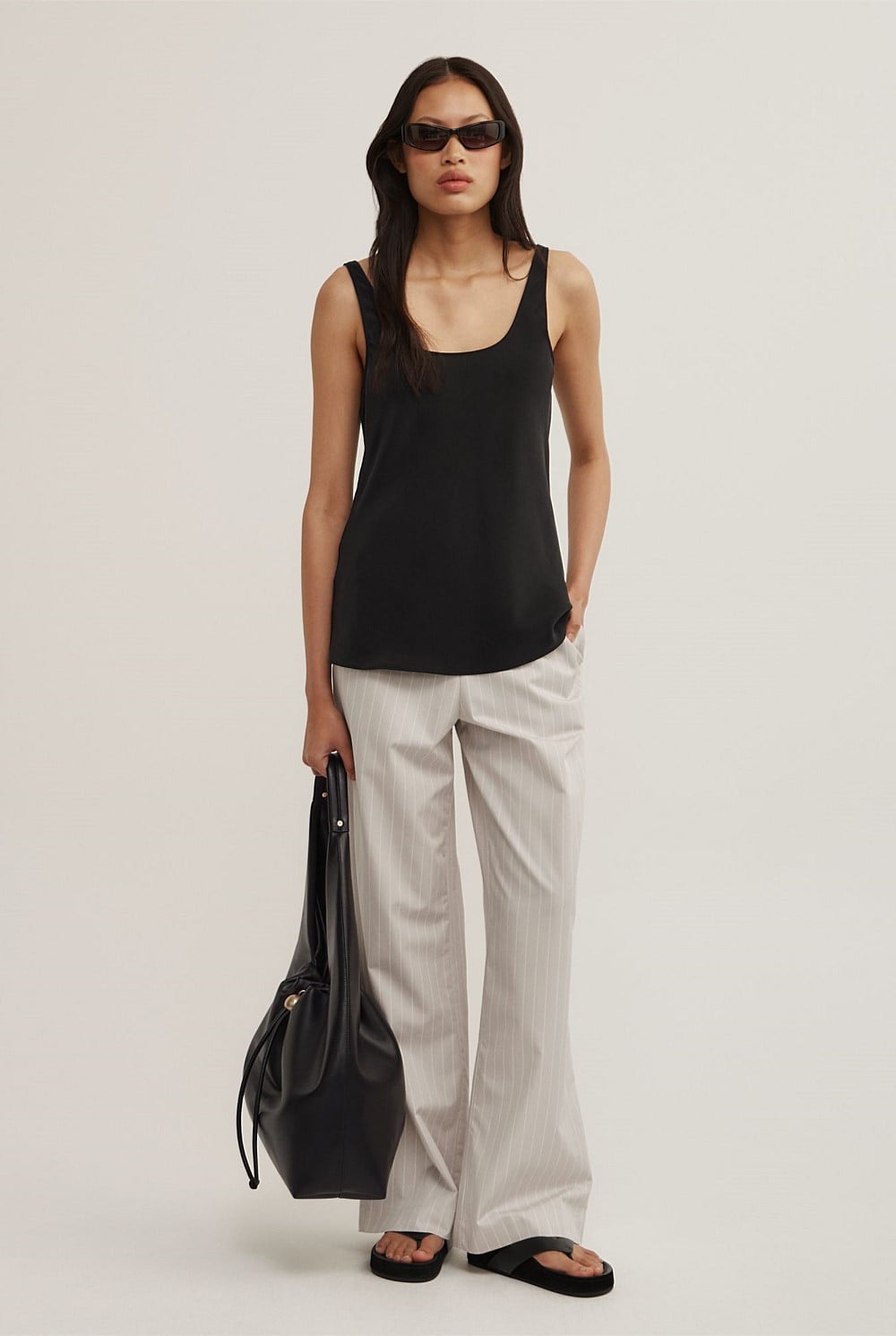 Stripe Pull On Pant