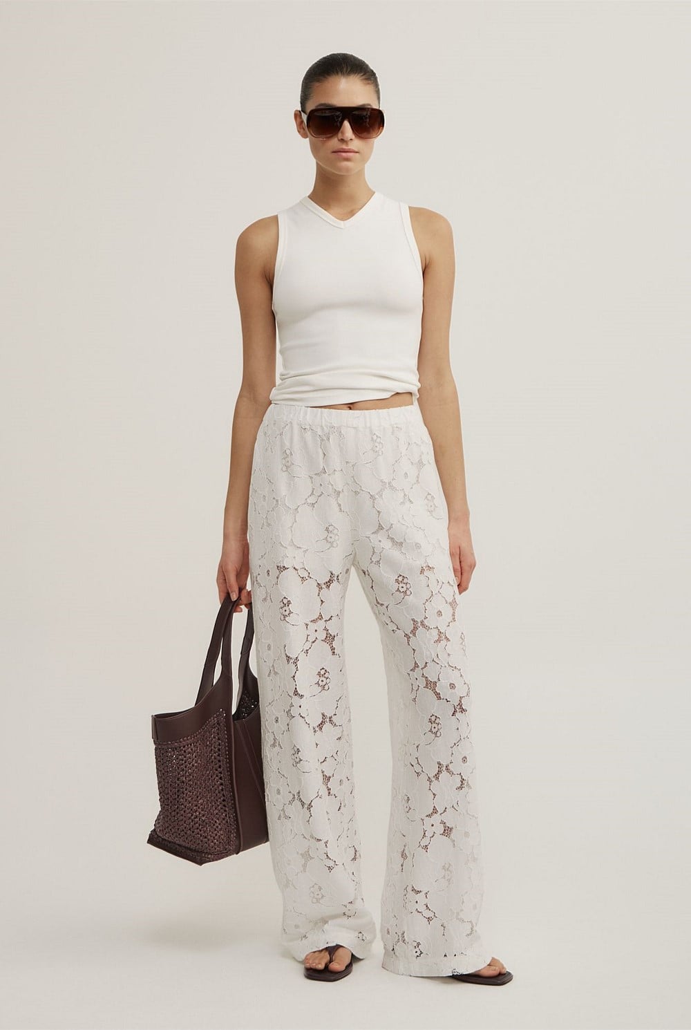 Pull On Lace Pant