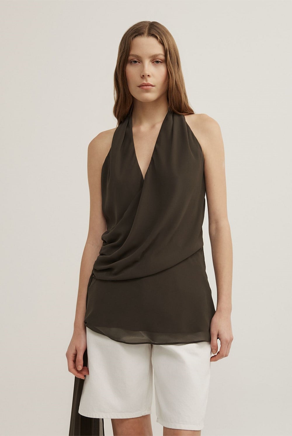 Halter Drape Top