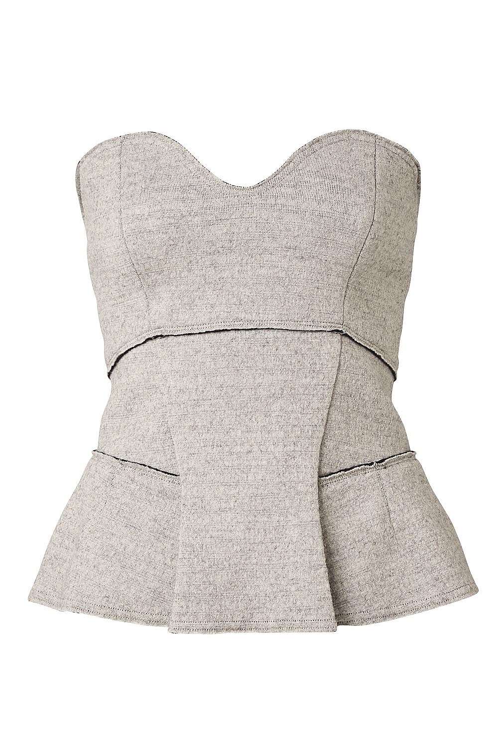 Wool Bustier Top