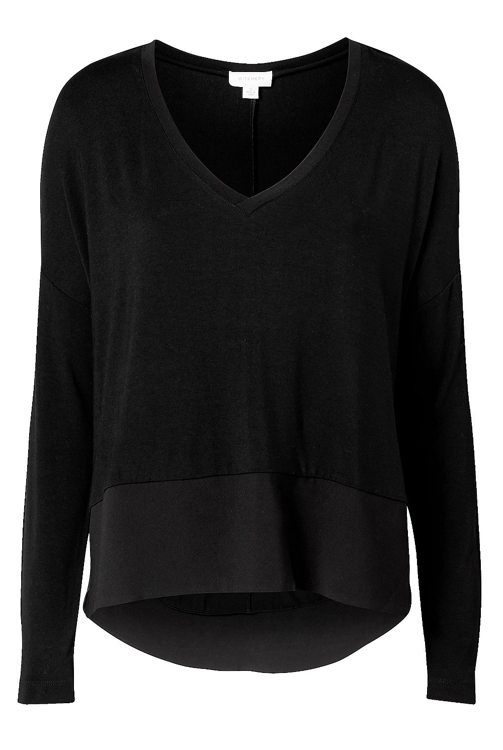 Woven Hem Top