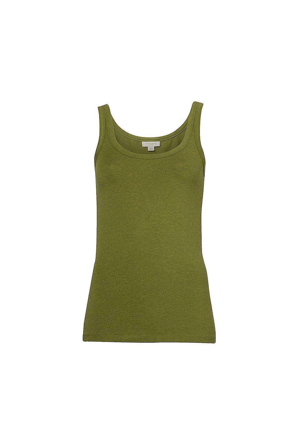 Cotton Basic Scoop Tank