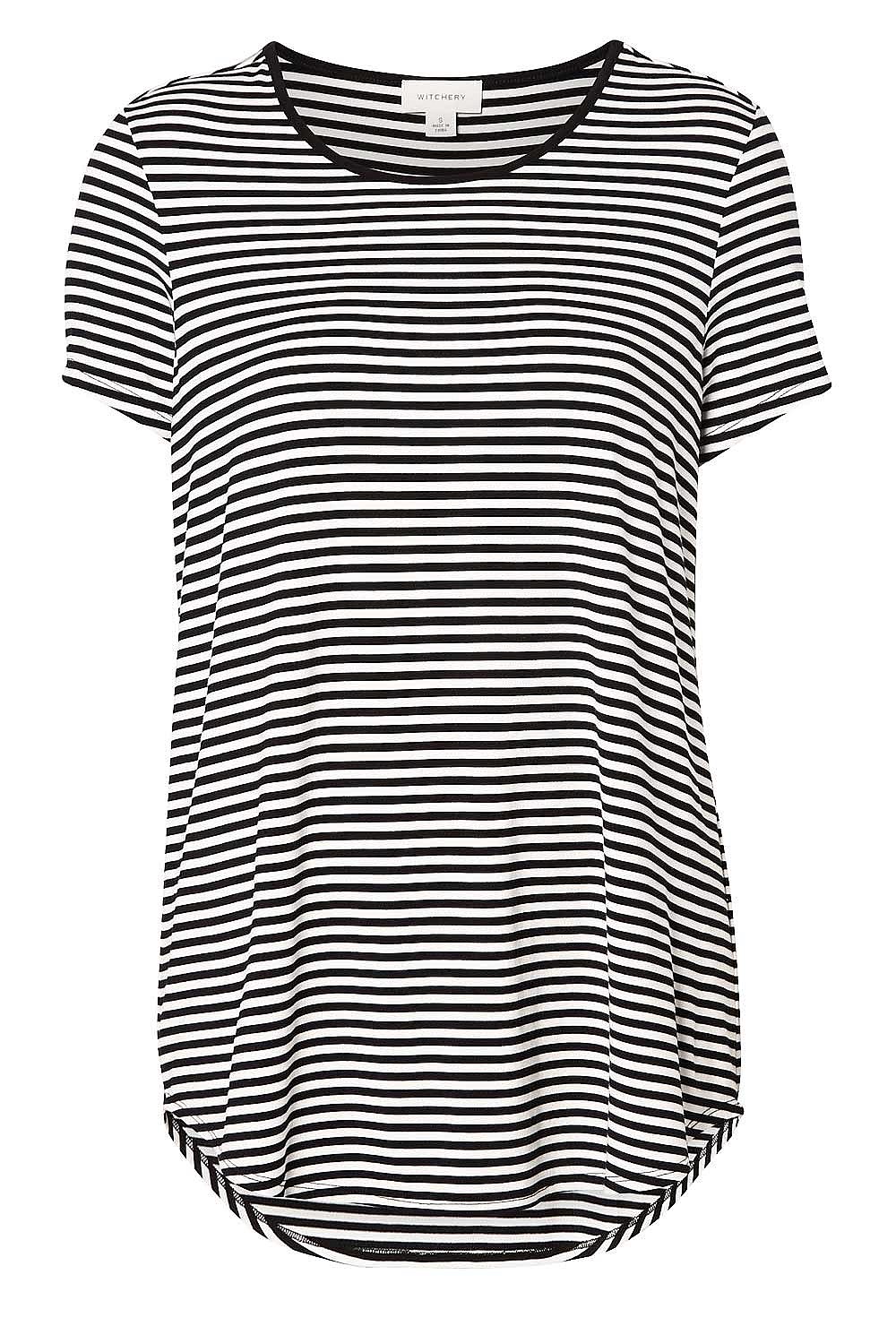 Short Sleeve Split Hem T-shirt