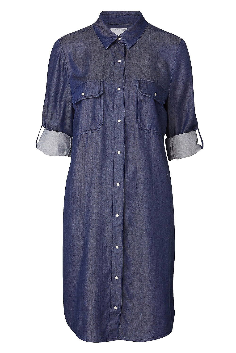 Dark Denim Shirt Dress
