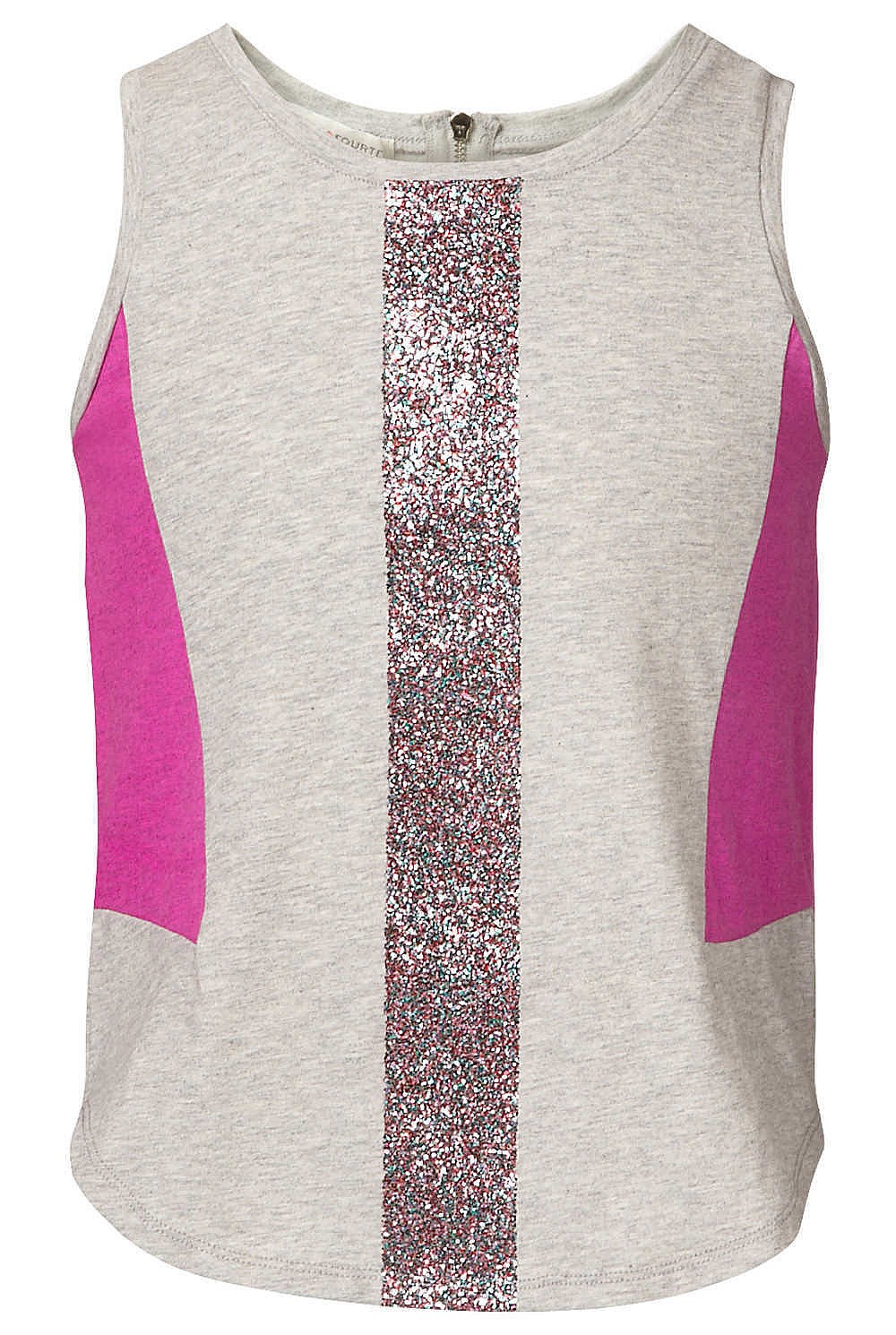 LUREX ZIPPER TEE