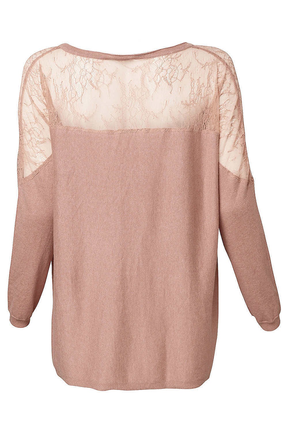 Lace Shoulder Knit